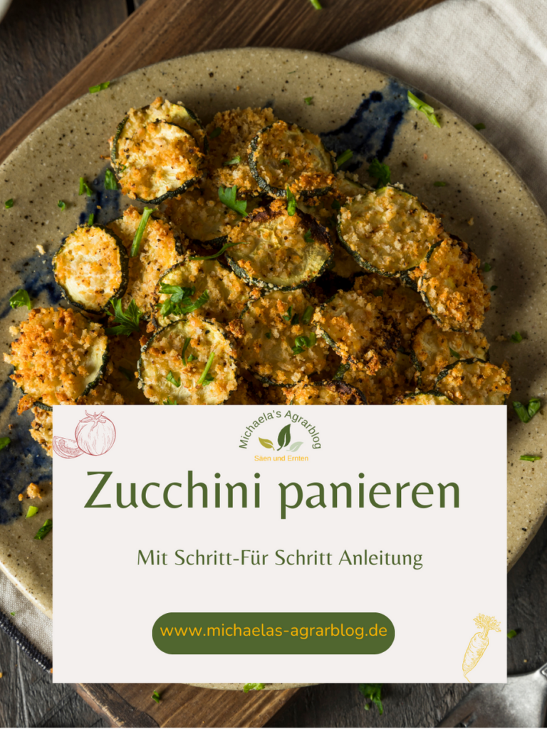 Zucchini panieren